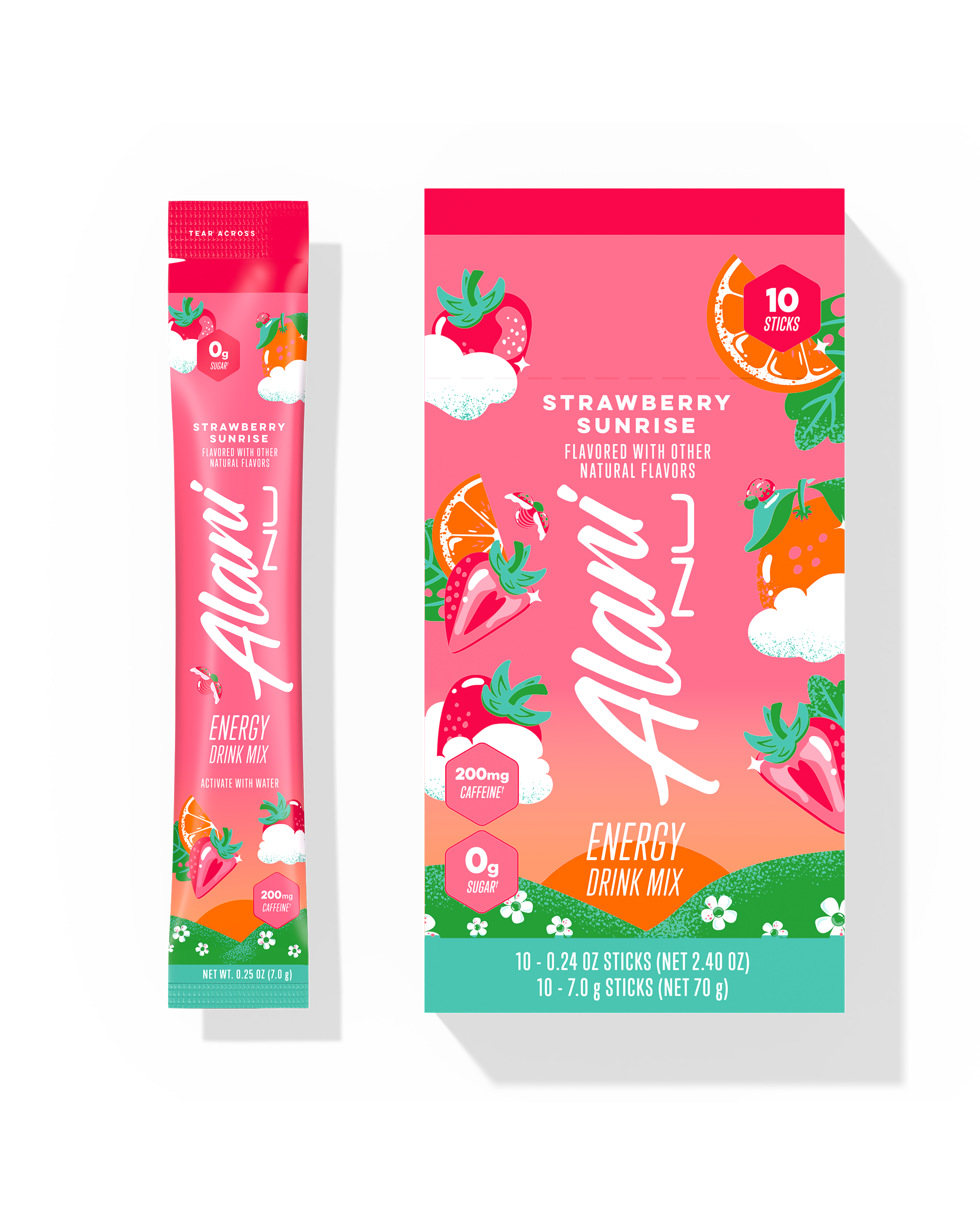 energy sticks - strawberry sunrise