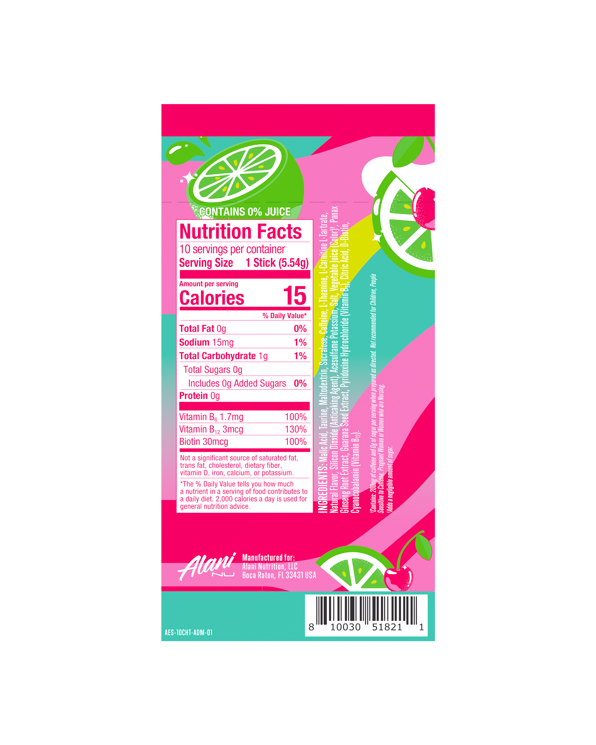 energy sticks - cherry twist